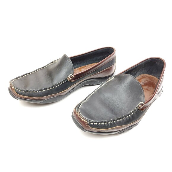Allen Edmonds Boulder Men’s Loafer Shoes Size 11.5 D Two Tone Brown Black main image 9